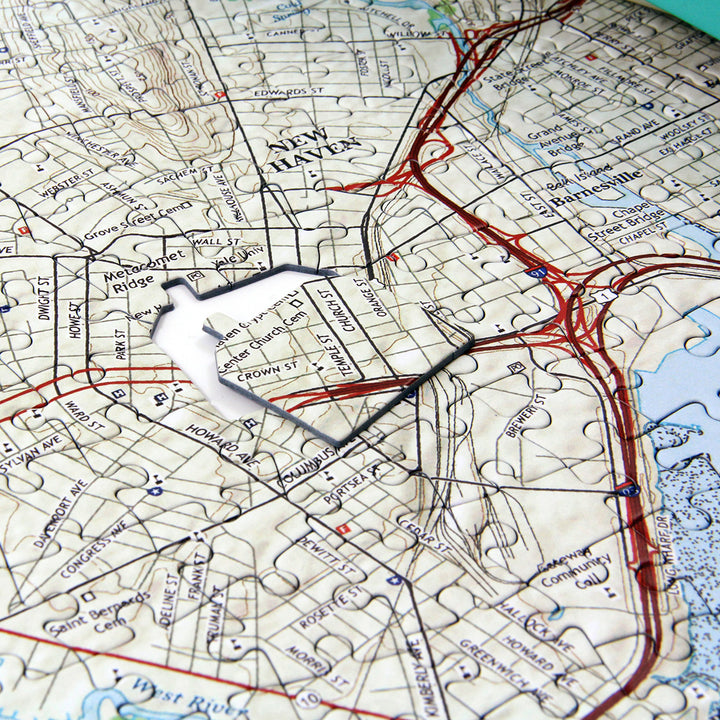 Personalized Street Map Puzzle