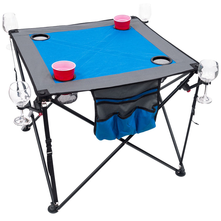 Folding Pop-Up Tailgate Table