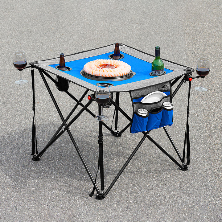 Folding Pop-Up Tailgate Table
