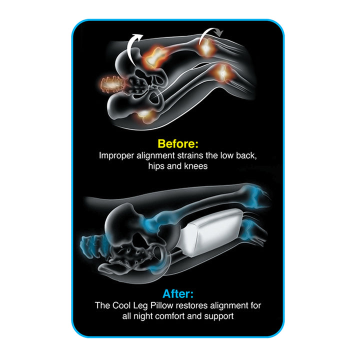 Cooling Foam Leg Pillow by Sharper Image