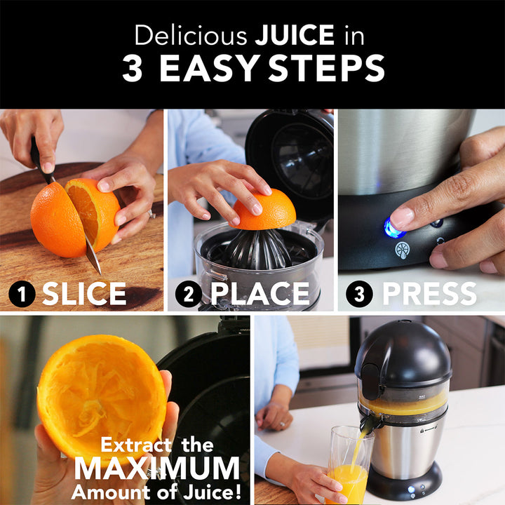 Hands Free Citrus Juicer
