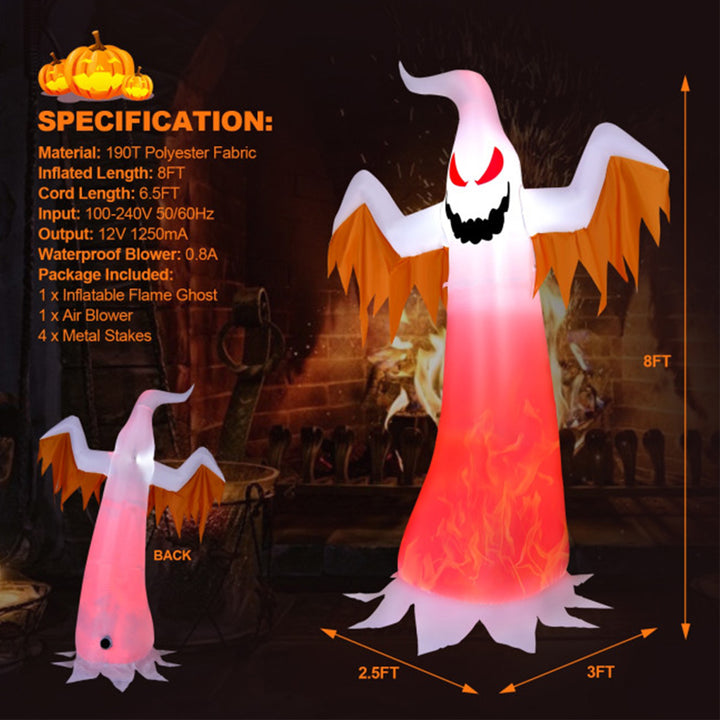 8-Ft. Inflatable Halloween Ghost - product image 12