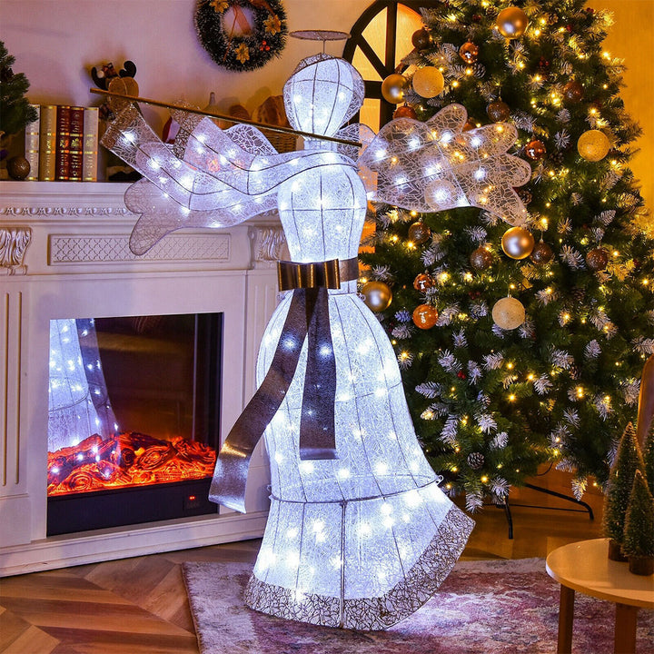 5-Ft. Prelit Lawn Angel