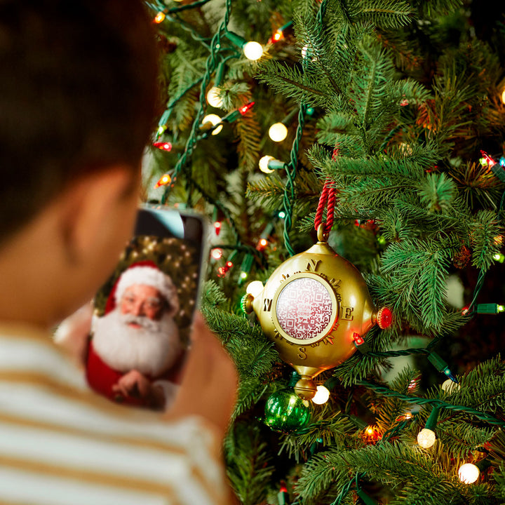 Interactive Santa Ornament with Journal