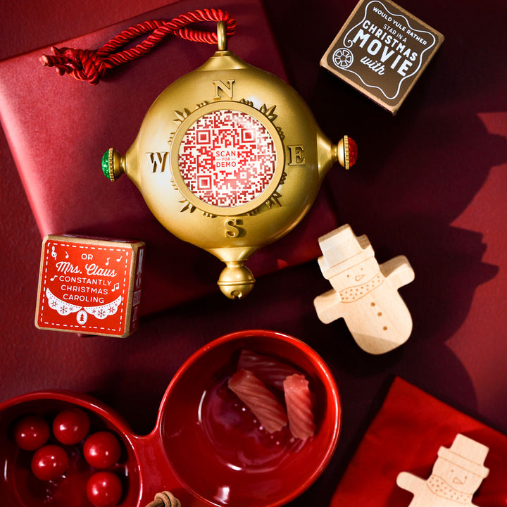 Interactive Santa Ornament with Journal