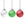 LED Outdoor Hanging Globe Ornaments (Set of 3)