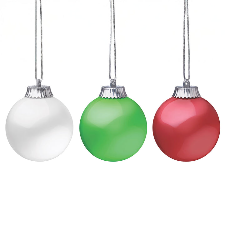 LED Outdoor Hanging Globe Ornaments (Set of 3)