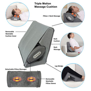 3-in-1 Massage Cushion with Heat