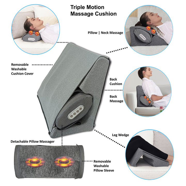 3-in-1 Massage Cushion with Heat