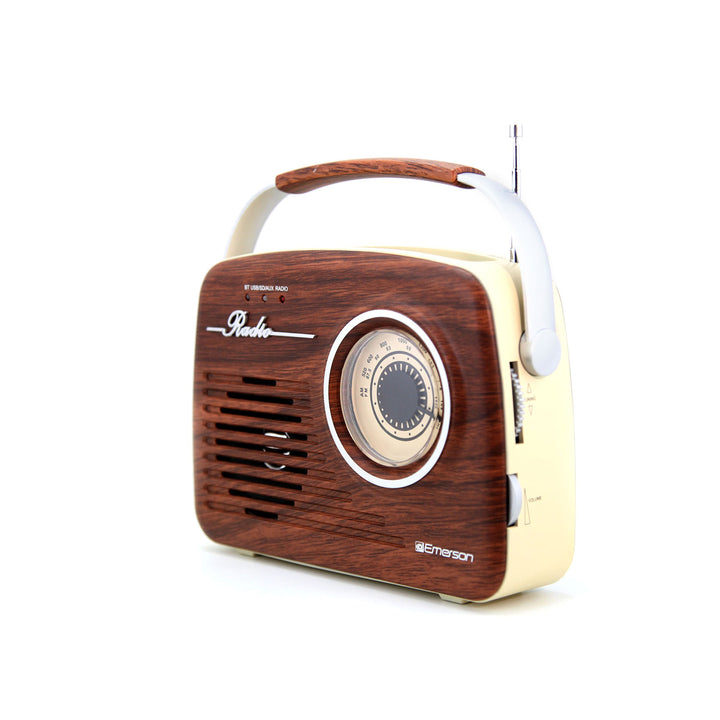 Retro AM/FM Radio with Bluetooth
