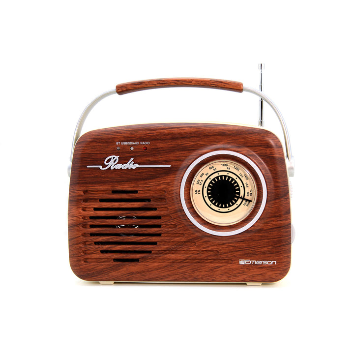 Retro AM/FM Radio with Bluetooth