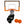 Over the Door Basketball Hoop with Electric Return
