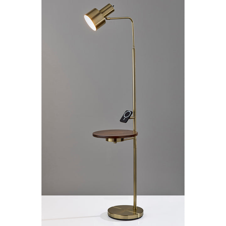 Phone Stand and Charger Floor Lamp