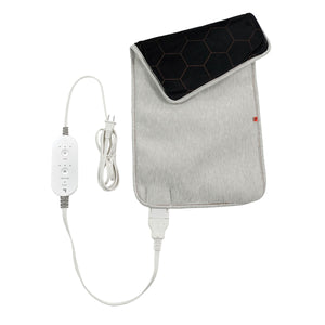 Calming Heat Copper + Charcoal Massaging Weighted Heating Pad by Sharper Image