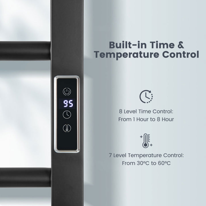 Towel Warmer Rack with LED Display