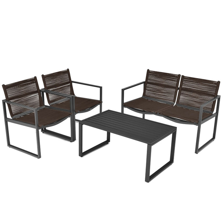 4-Piece Patio Set with Loveseat
