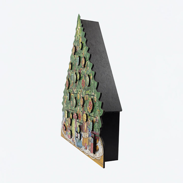 Musical Advent Tree Calendar with Lights