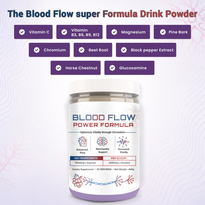 Blood Flow Super Formula Drink Powder