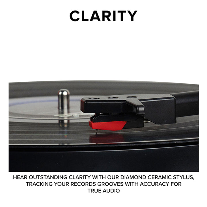 Stereo Turntable System with Speakers