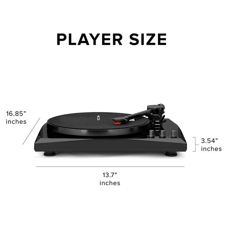 Stereo Turntable System with Speakers