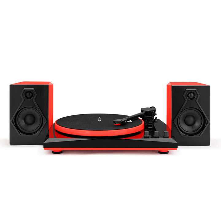 Stereo Turntable System with Speakers
