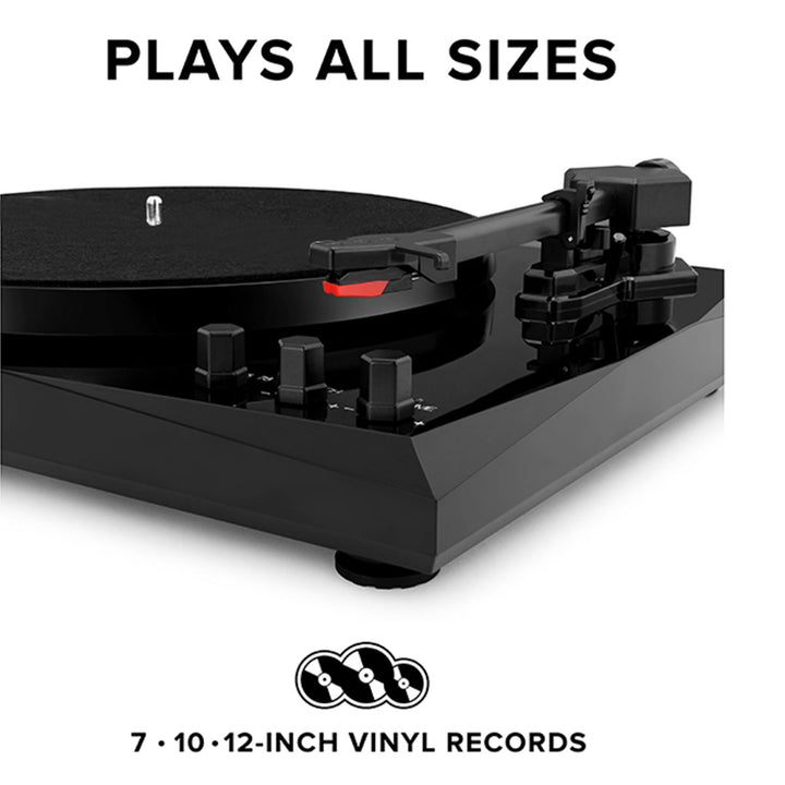 Stereo Turntable System with Speakers