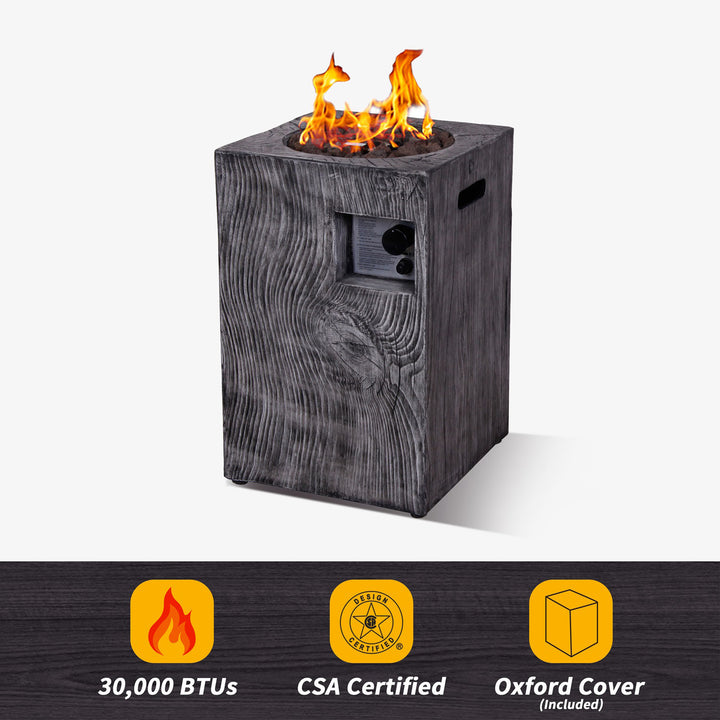 3,000 BTU Column Propane Fire Pit
