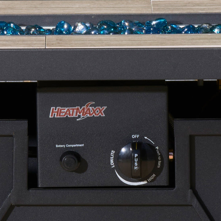 60,000 BTU Rectangular Propane Fire Pit