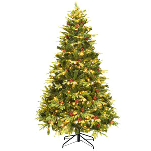 7' Pre-Lit Artificial Christmas Tree with Pinecones - alternate product image