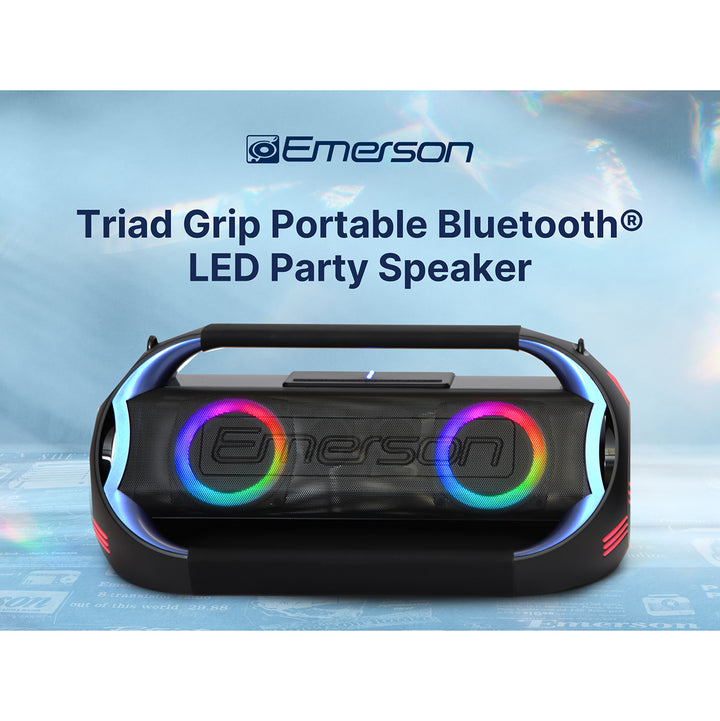 Portable Bluetooth LED Party Speaker