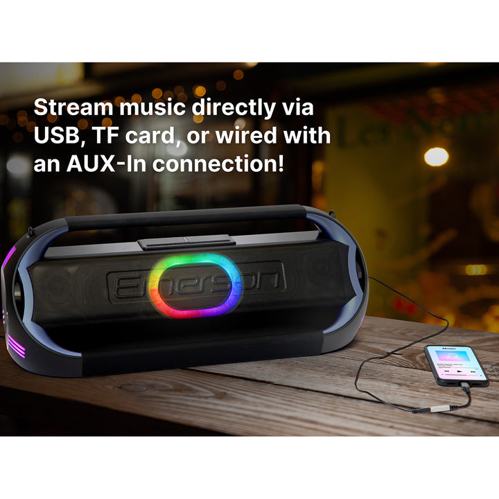 Portable Bluetooth LED Party Speaker