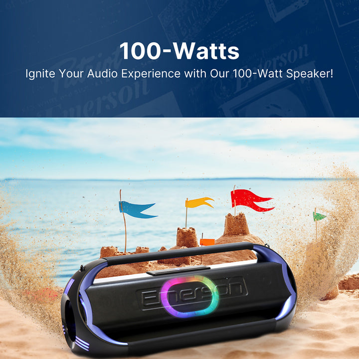 Portable Bluetooth LED Party Speaker