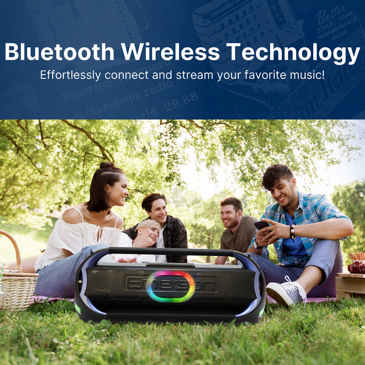 Portable Bluetooth LED Party Speaker