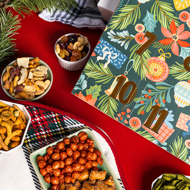 Damn, Man 24 Days of Gourmet Nuts and Snacks Advent Calendar