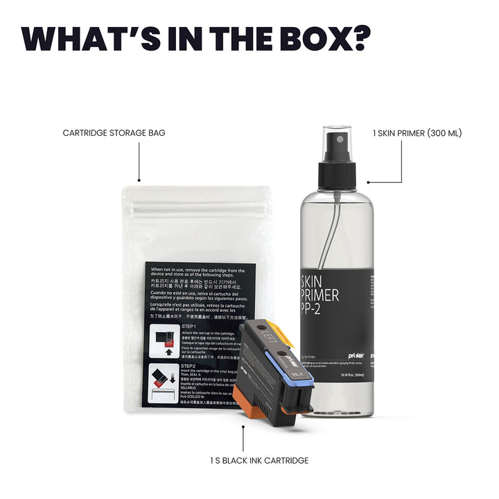 Ink Cartridge Kit for Deluxe Portable Tattoo Printer