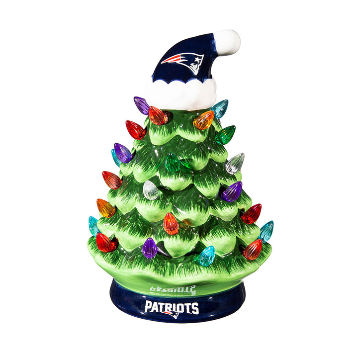8'' NFL LED Ceramic Christmas Tree
