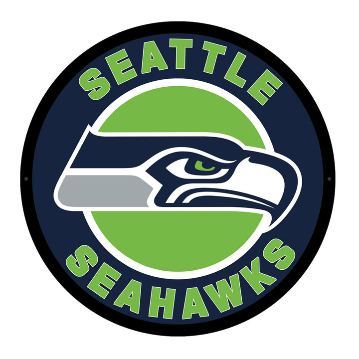 NFL Backlit Full Edge Round Wall Sign