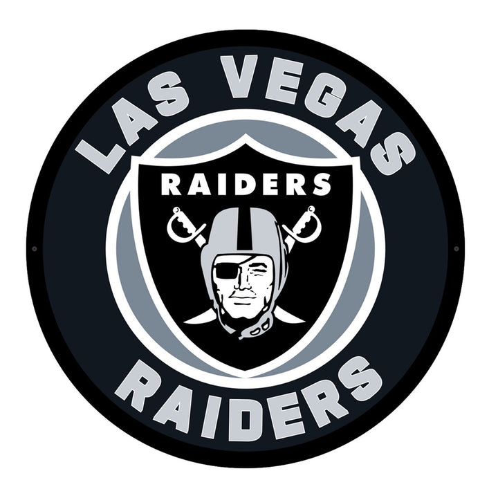 NFL Backlit Full Edge Round Wall Sign
