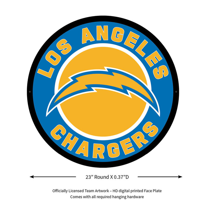 NFL Backlit Full Edge Round Wall Sign