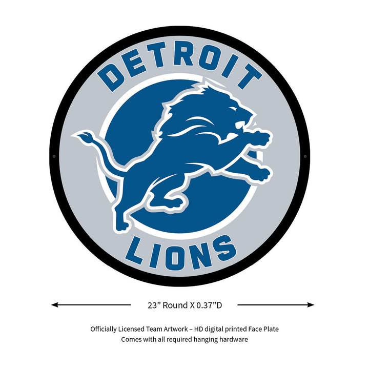 NFL Backlit Full Edge Round Wall Sign