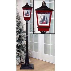 72'' Snowing Lamp Post - alternate product image