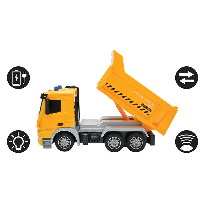 RC Dump Truck with Lights and Sounds