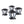 Wave Style Solar Powered Post Lights (Set of 4)