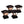 Wave Style Solar Powered Post Lights (Set of 4)