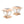 Wave Style Solar Powered Post Lights (Set of 4)