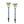 Wave Style Solar Powered Pathway Lights (Set of 2)