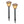 Wave Style Solar Powered Pathway Lights (Set of 2)