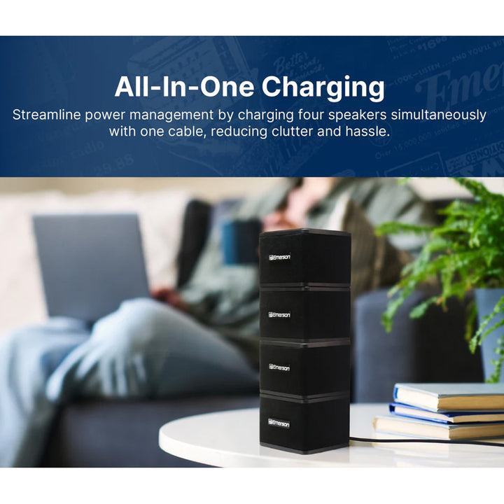 Wireless Magnetic Stacking Speaker