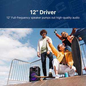 12'' Portable Party Speaker