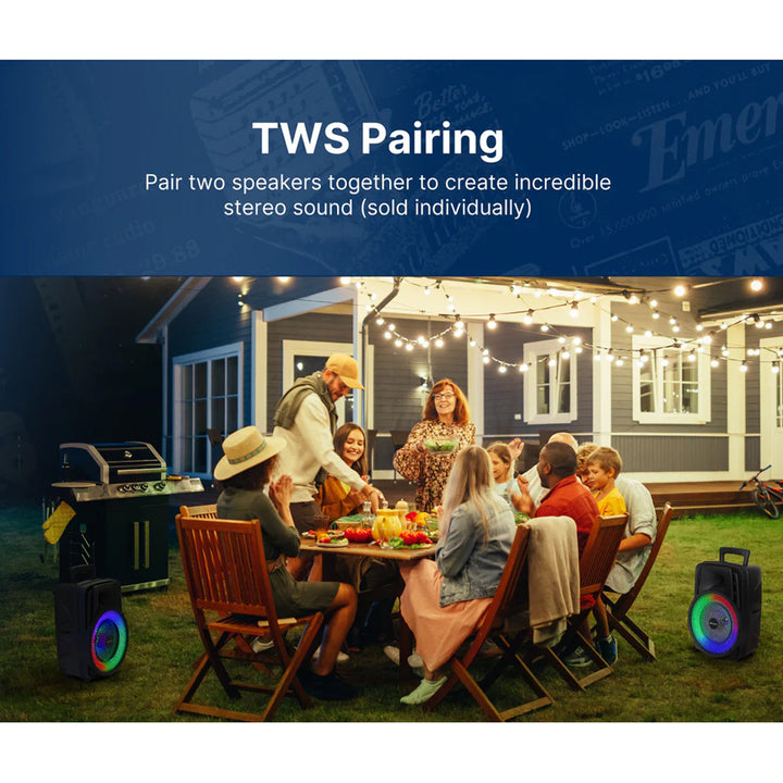 8'' Portable Party Speaker